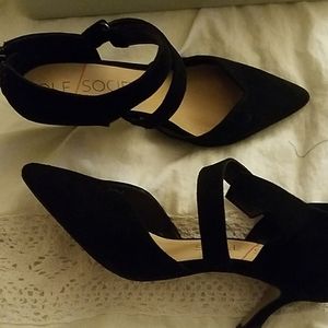 Sole Society Black Heels